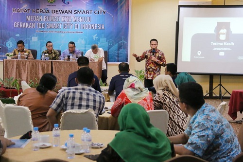 Dinas Kominfo Kota Medan Gelar Rapat Kerja Dewan Smart City